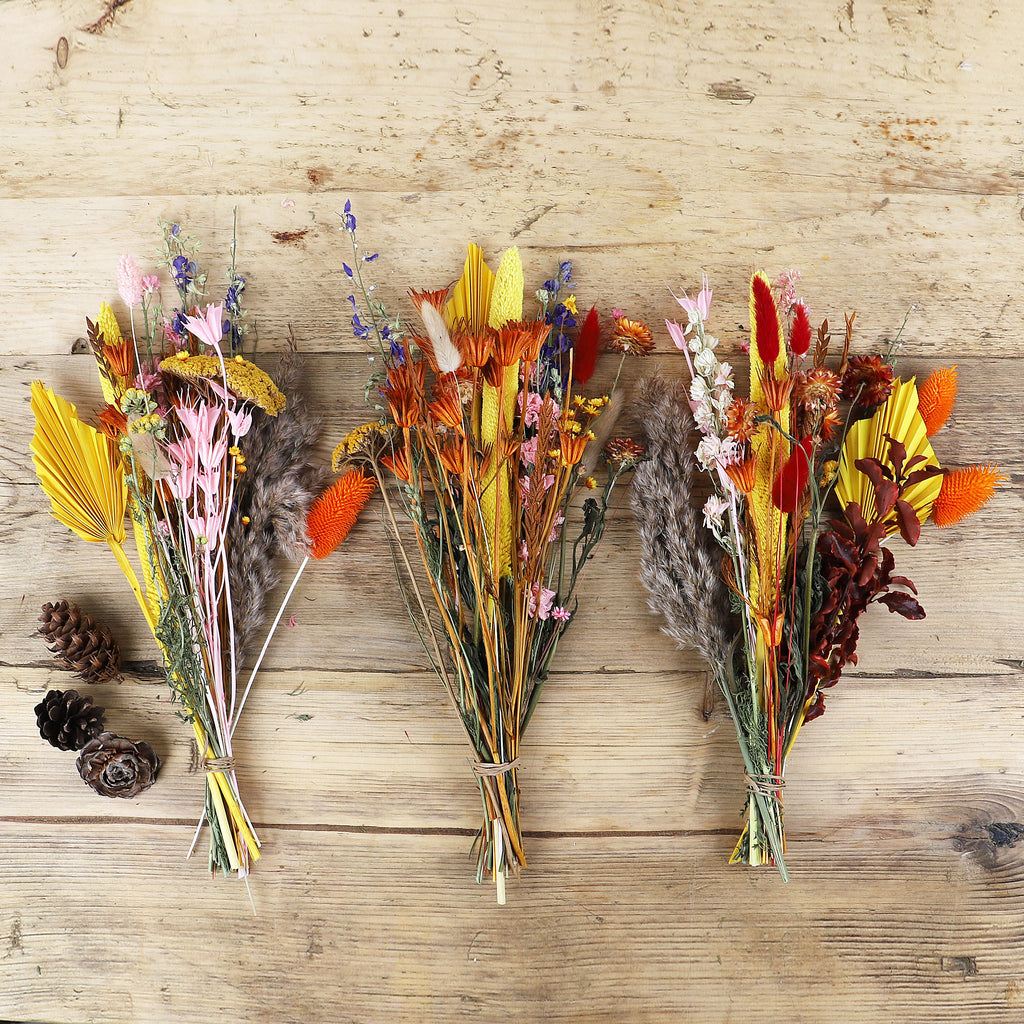 Jewelled Dried Flower Trio